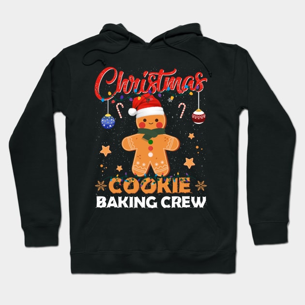 Christmas Lights Christmas Cookie Baking Crew Hoodie by jodotodesign